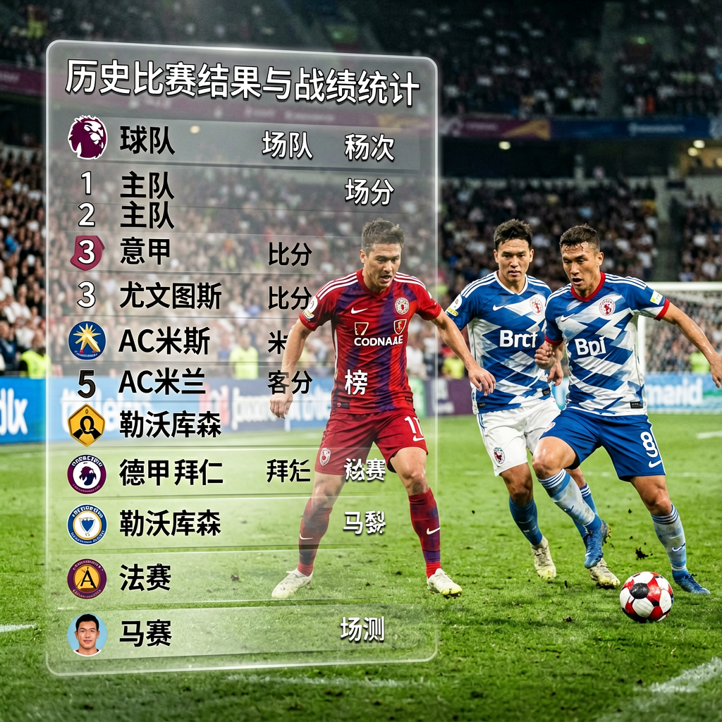 历史比赛结果与战绩统计
